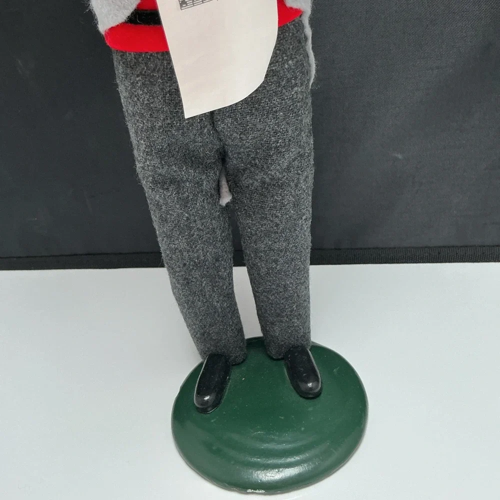 VTG 1992 Byers Choice Caroler Man Lace Jabot Sheet Music RARE Limited Ed 11/100